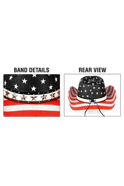 Ouachita USA Print Cowboy Hat