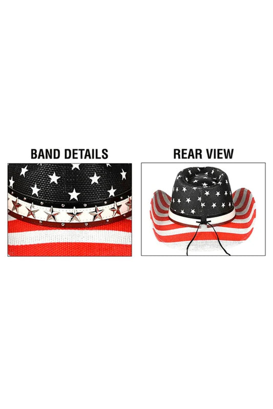 Ouachita USA Print Cowboy Hat