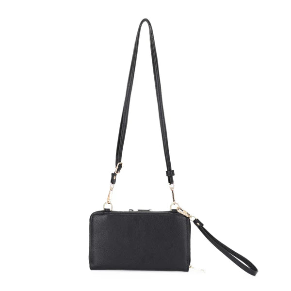 Cow Print Crossbody Wallet