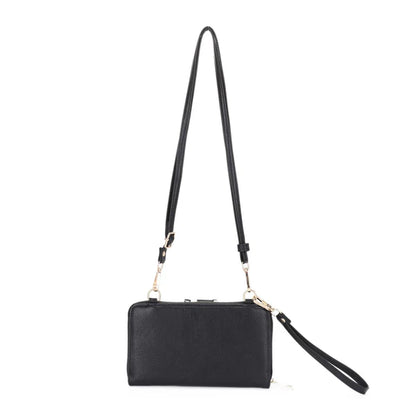 Cow Print Crossbody Wallet