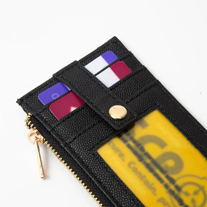 Quilted Chevron Slim Cardholder Wallet With Wristlet