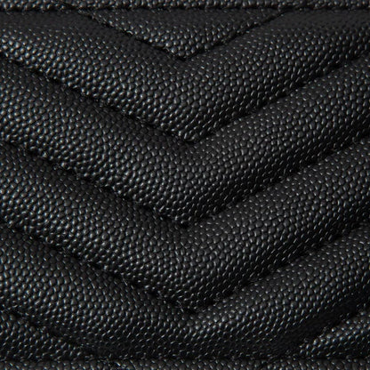 Quilted Chevron Slim Cardholder Wallet With Wristlet